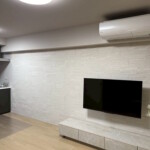 エコカラット、壁掛けテレビ、テレビボード、コンセント増設