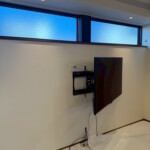 エコカラット、壁掛けテレビ、コンセント造作