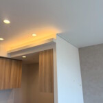 顎だし天井造作・コーブ照明取付
